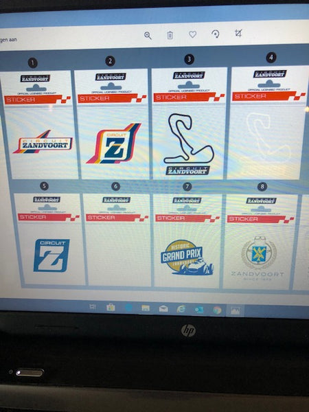 Circuit Zandvoort Stickers